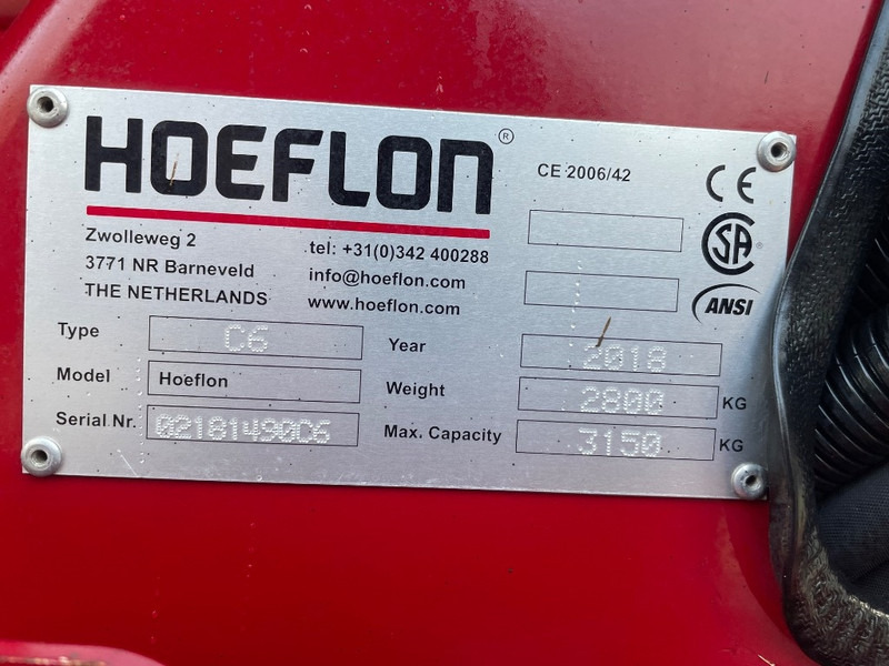 Hoeflon C 6 E SOLD - Minikran: billede 3 Hoeflon C 6 E SOLD - Minikran: billede 3