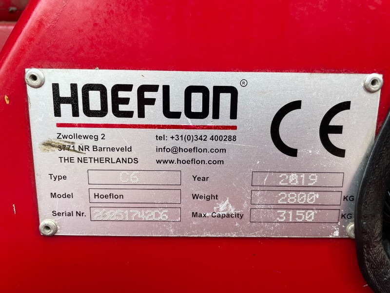 Hoeflon C6 SOLD - Minikran: billede 3 Hoeflon C6 SOLD - Minikran: billede 3