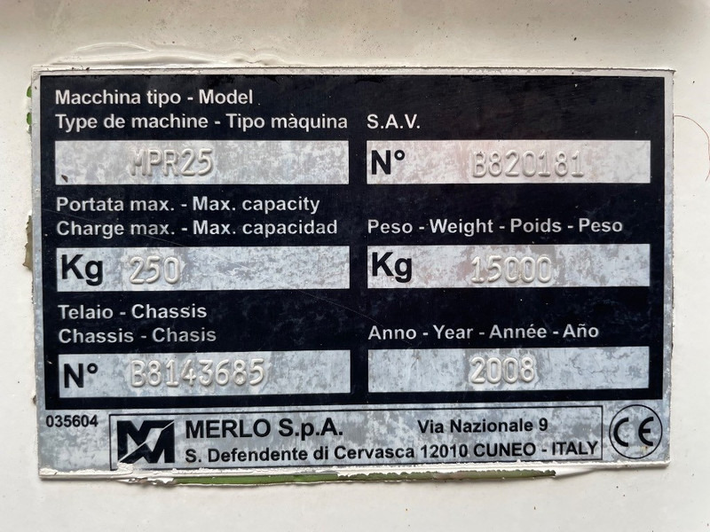 Merlo MPR 25 - Bomlift: billede 3 Merlo MPR 25 - Bomlift: billede 3