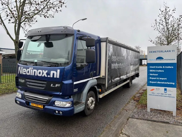 DAF LF 45 210 curtainslider open top roof steel transport MOT 04-2026 - Lastbil med presenning: billede 1 DAF LF 45 210 curtainslider open top roof steel transport MOT 04-2026 - Lastbil med presenning: billede 1
