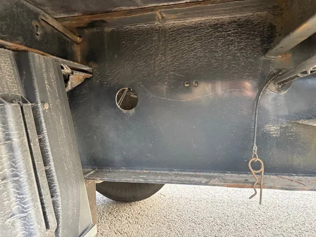 Gardintrailer Krone SD 3 axle drum brake schuifzeil schuifdak: billede 9