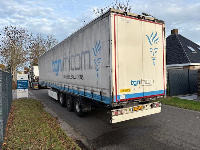 Gardintrailer Krone SD 3 axle drum brake schuifzeil schuifdak: billede 7