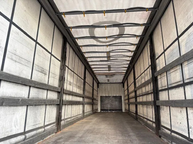 Gardintrailer Krone SD 3 axle drum brake schuifzeil schuifdak: billede 14