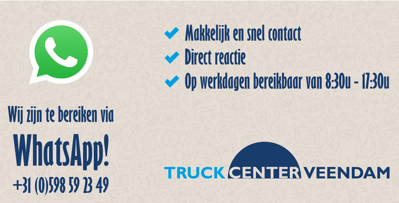 Gardintrailer Krone SD 3 axle drum brake schuifzeil schuifdak: billede 6