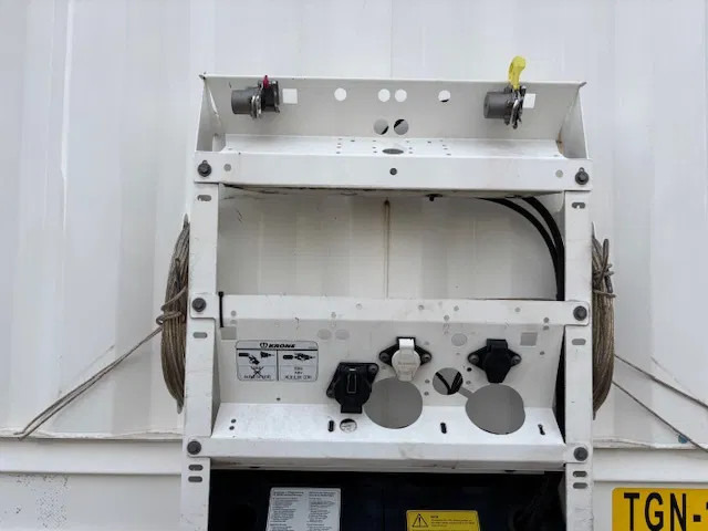 Gardintrailer Krone SD 3 axle drum brake schuifzeil schuifdak: billede 17