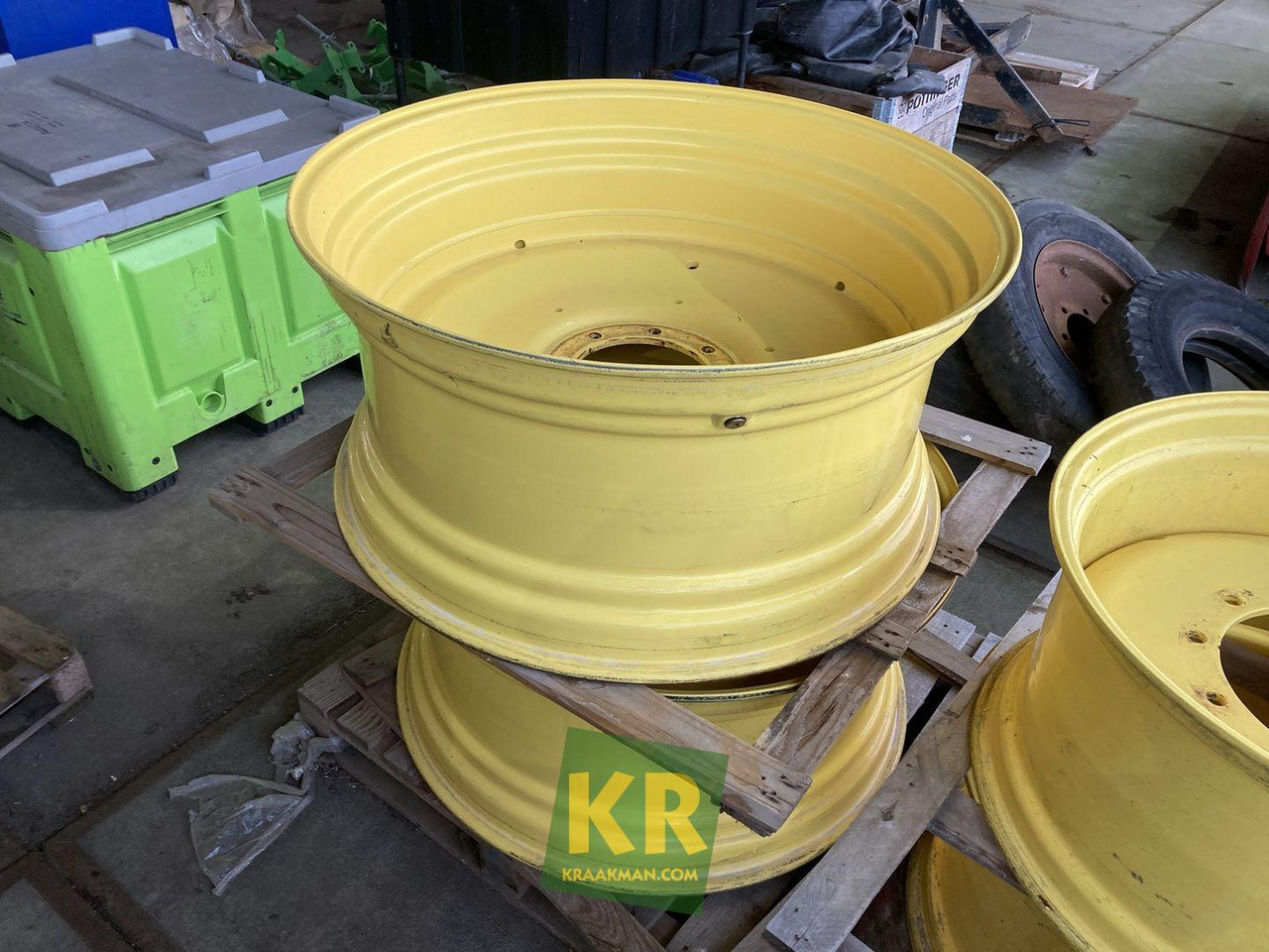 18 X 38 velg John Deere - Komplet hjul for Landbrugsmaskine: billede 1 18 X 38 velg John Deere - Komplet hjul for Landbrugsmaskine: billede 1