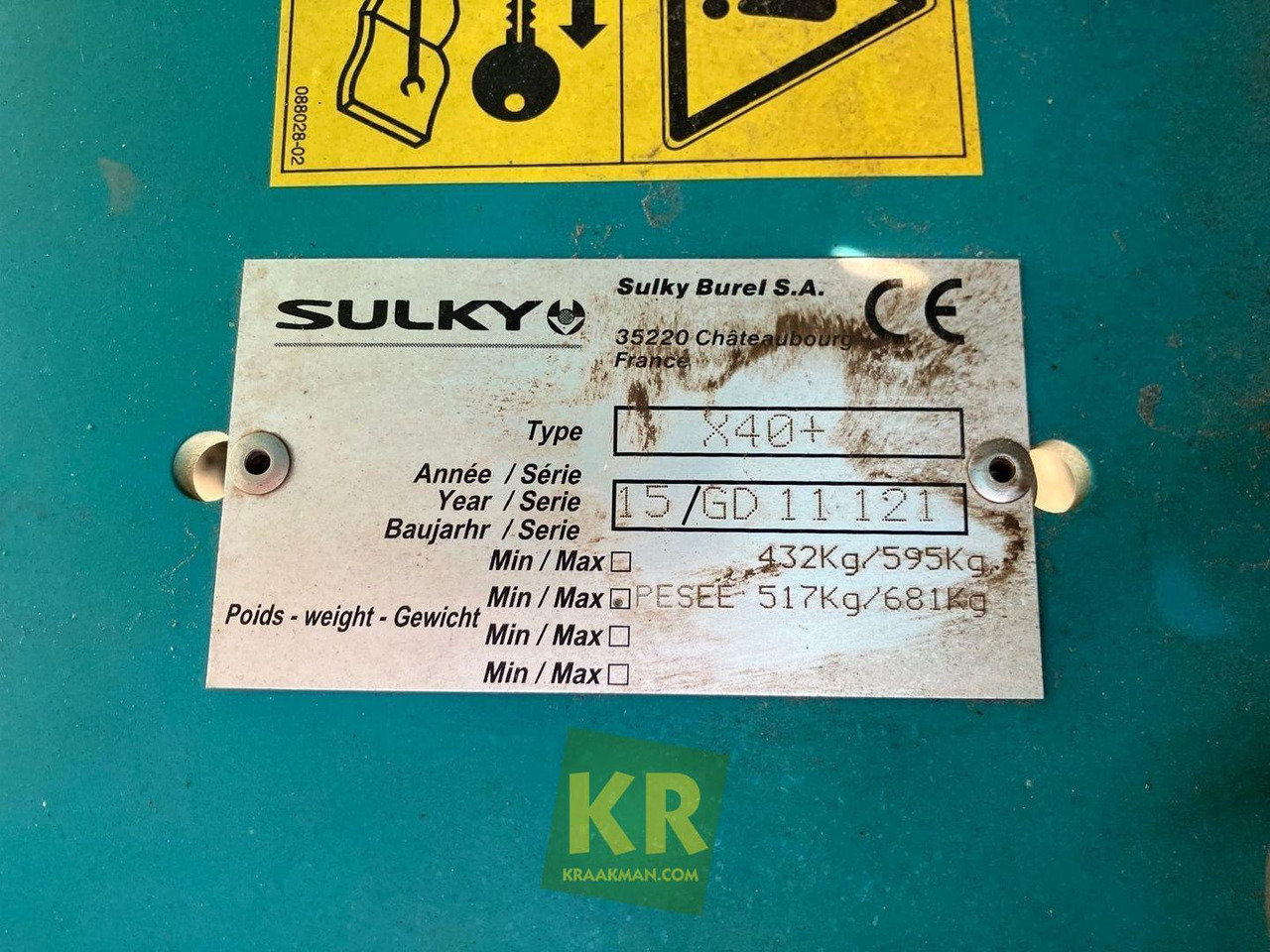 Sulky X40 Kunstmeststrooier - Gødningsspreder: billede 5 Sulky X40 Kunstmeststrooier - Gødningsspreder: billede 5