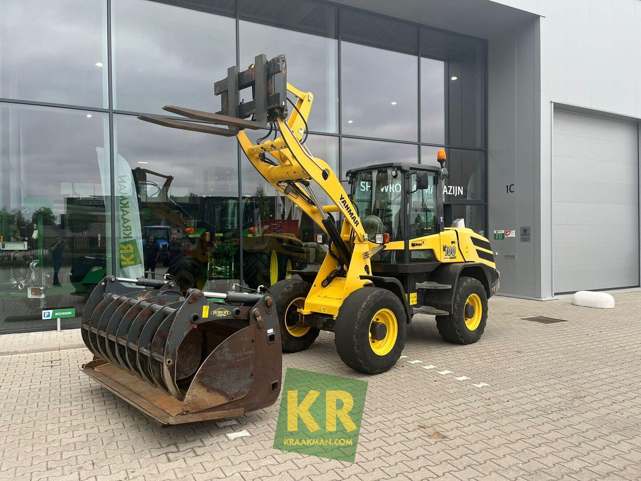 Yanmar V100 shovel - Gummihjulslæsser: billede 1 Yanmar V100 shovel - Gummihjulslæsser: billede 1