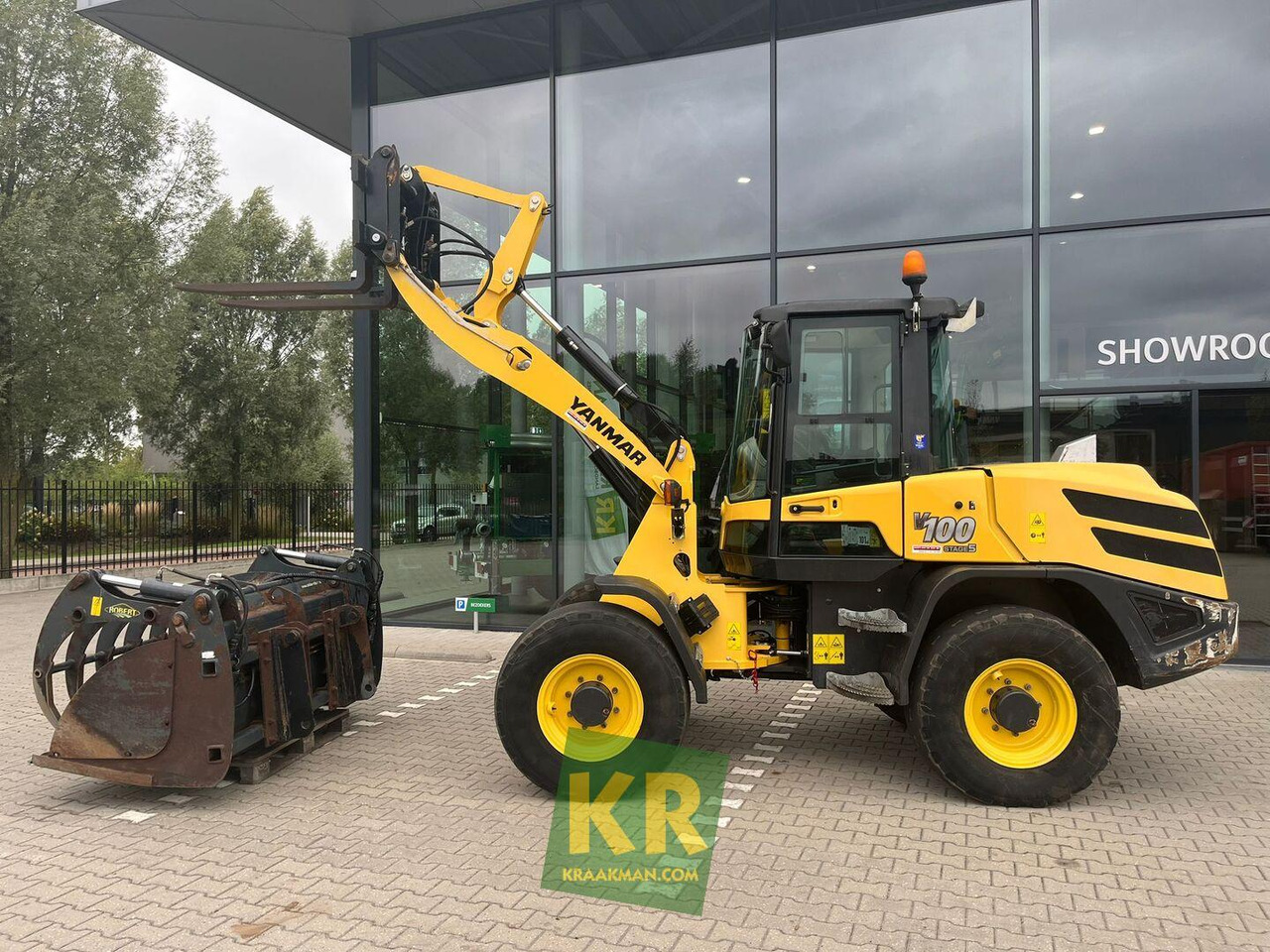 Yanmar V100 shovel - Gummihjulslæsser: billede 2 Yanmar V100 shovel - Gummihjulslæsser: billede 2