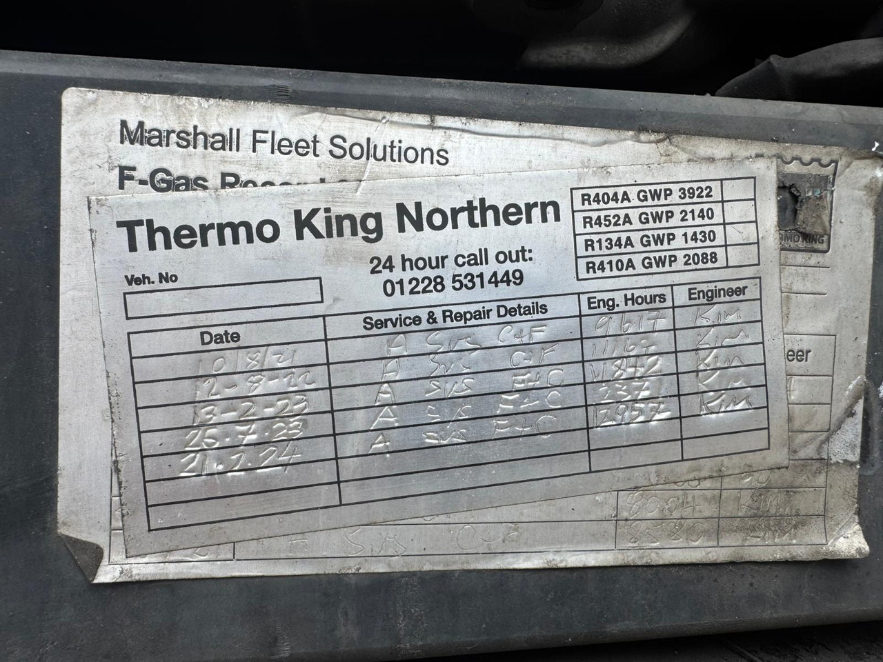 Kølevogn sættevogn Gray and Adams 2014 SLXe 300 – CML22SC: billede 10 Kølevogn sættevogn Gray and Adams 2014 SLXe 300 – CML22SC: billede 10