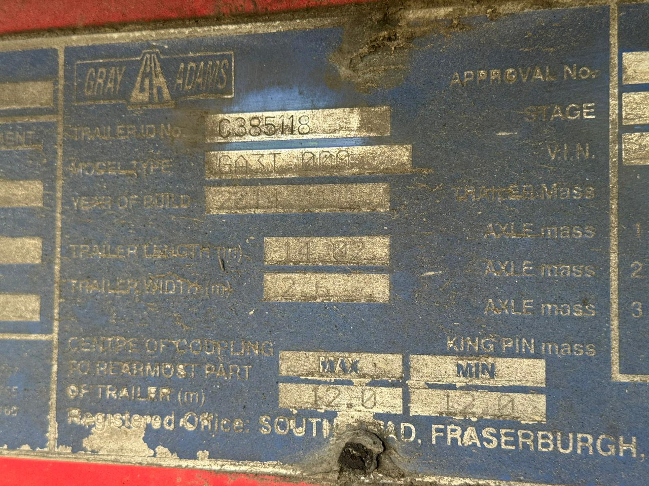 Kølevogn sættevogn Gray and Adams 2014 SLXe 300 – CML22SC: billede 14 Kølevogn sættevogn Gray and Adams 2014 SLXe 300 – CML22SC: billede 14