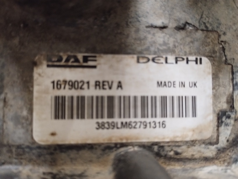 STEROWNIK SILNIKA DAF XF CF 1679021 REV A - Kontrol blok: billede 2 STEROWNIK SILNIKA DAF XF CF 1679021 REV A - Kontrol blok: billede 2