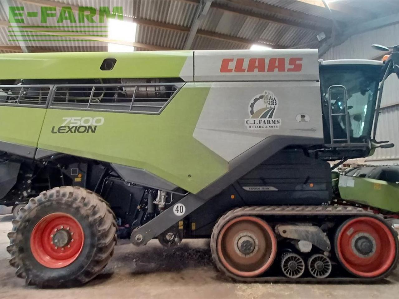 CLAAS LEXION 7500 TT - Mejetærsker: billede 4 CLAAS LEXION 7500 TT - Mejetærsker: billede 4