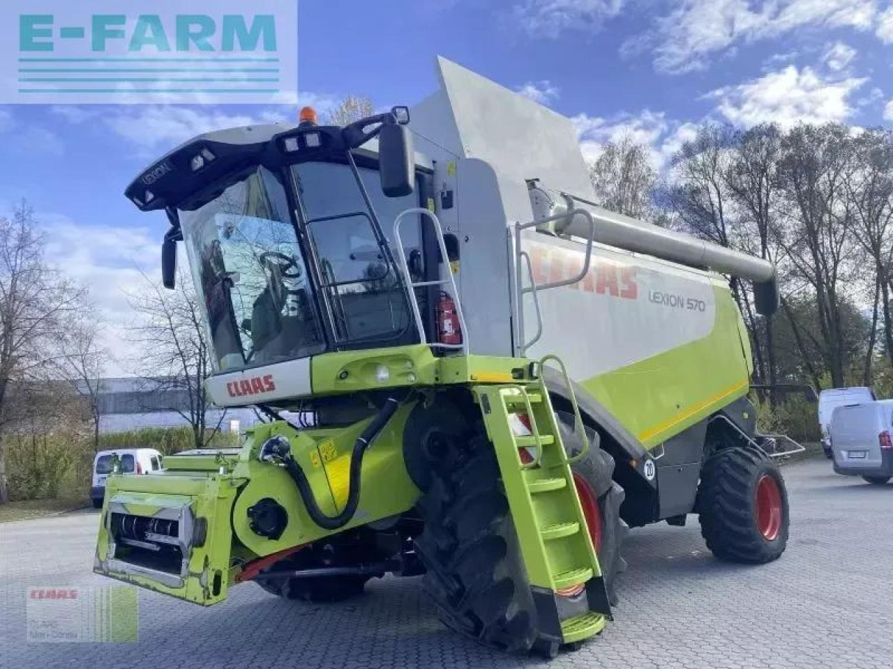 CLAAS lexion 570 + v750 + tw - Mejetærsker: billede 3 CLAAS lexion 570 + v750 + tw - Mejetærsker: billede 3
