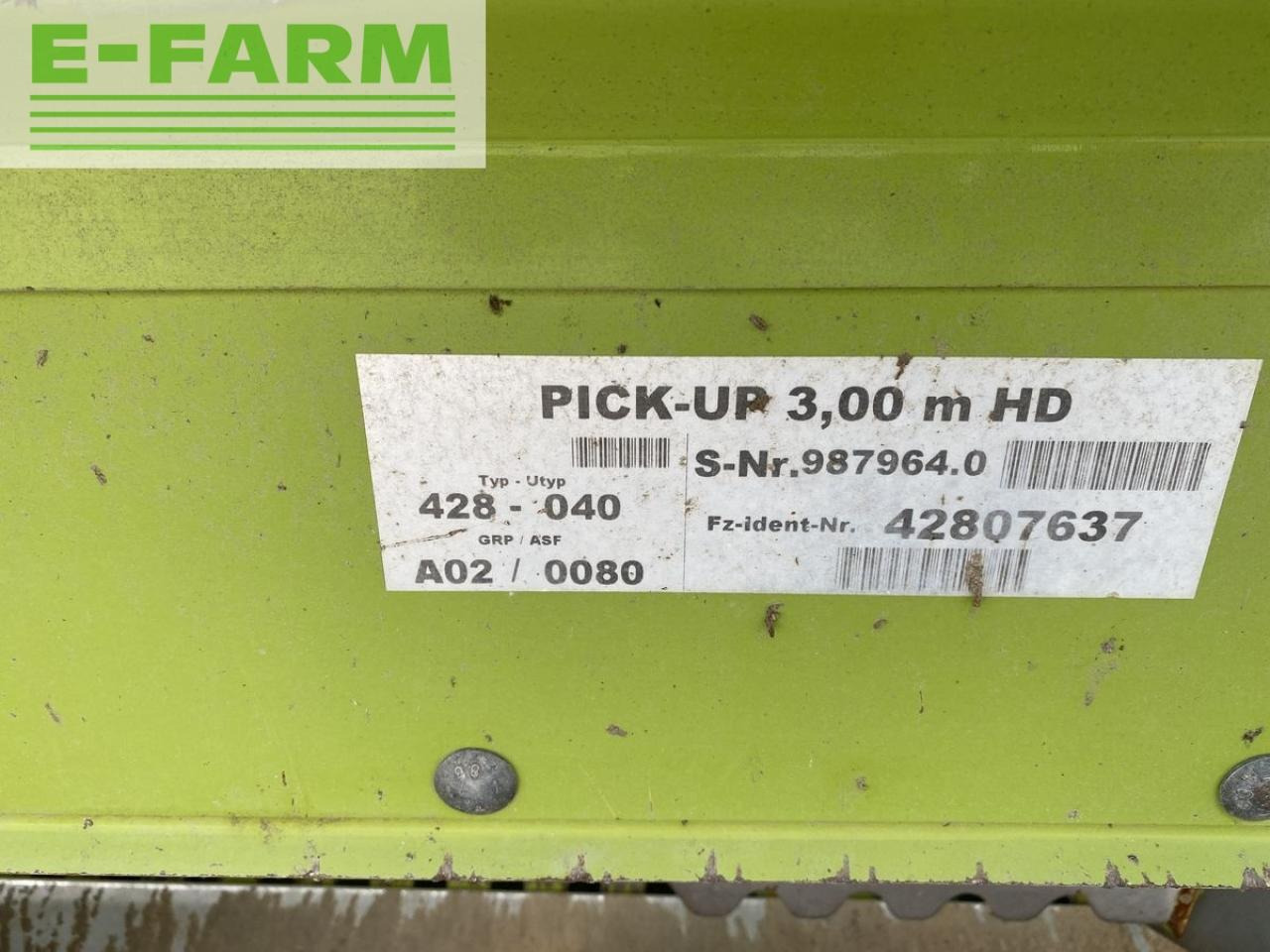 CLAAS pu 300 hd - Tilbehør til grønthøster: billede 5 CLAAS pu 300 hd - Tilbehør til grønthøster: billede 5