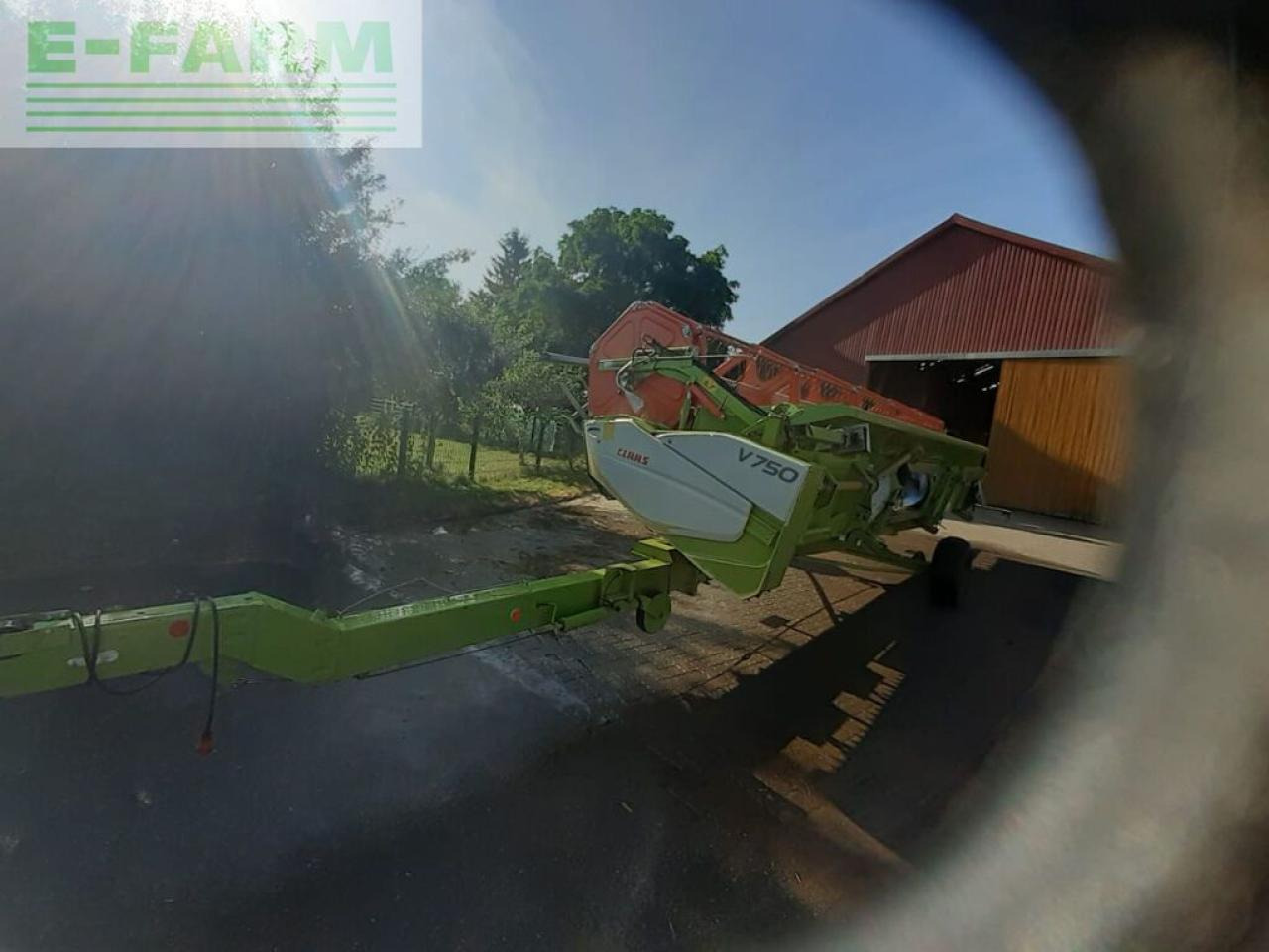 CLAAS vario-schneidwerk v 750 + transportwagen - Tilbehør til grønthøster: billede 4 CLAAS vario-schneidwerk v 750 + transportwagen - Tilbehør til grønthøster: billede 4