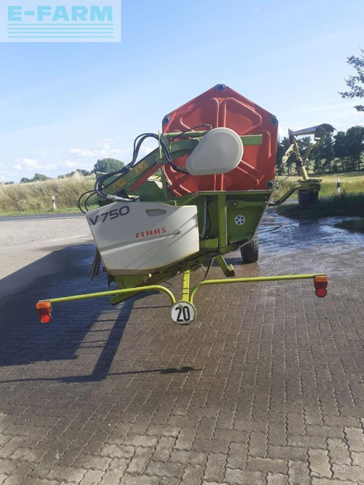 CLAAS vario-schneidwerk v 750 + transportwagen - Tilbehør til grønthøster: billede 2 CLAAS vario-schneidwerk v 750 + transportwagen - Tilbehør til grønthøster: billede 2