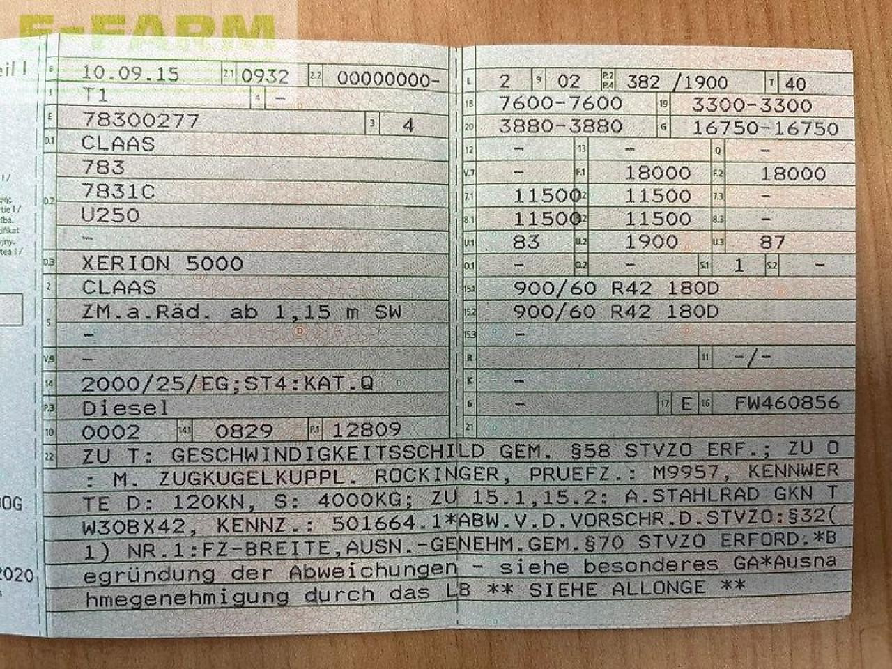 CLAAS xerion 5000 trac TRAC - Traktor: billede 2 CLAAS xerion 5000 trac TRAC - Traktor: billede 2