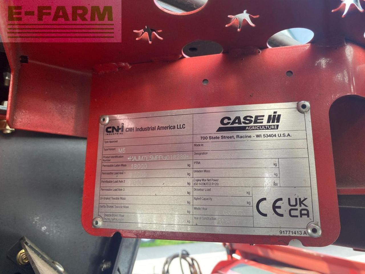 Case-IH axial flow 7150 - Mejetærsker: billede 5 Case-IH axial flow 7150 - Mejetærsker: billede 5