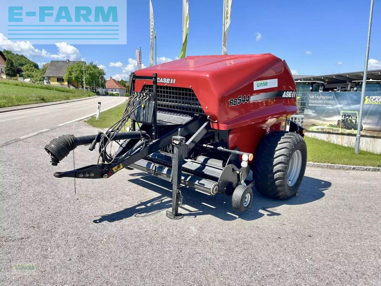 Case-IH rb 544 - rundballenpresse / ballenpresse - Firkant ballepresse: billede 1 Case-IH rb 544 - rundballenpresse / ballenpresse - Firkant ballepresse: billede 1