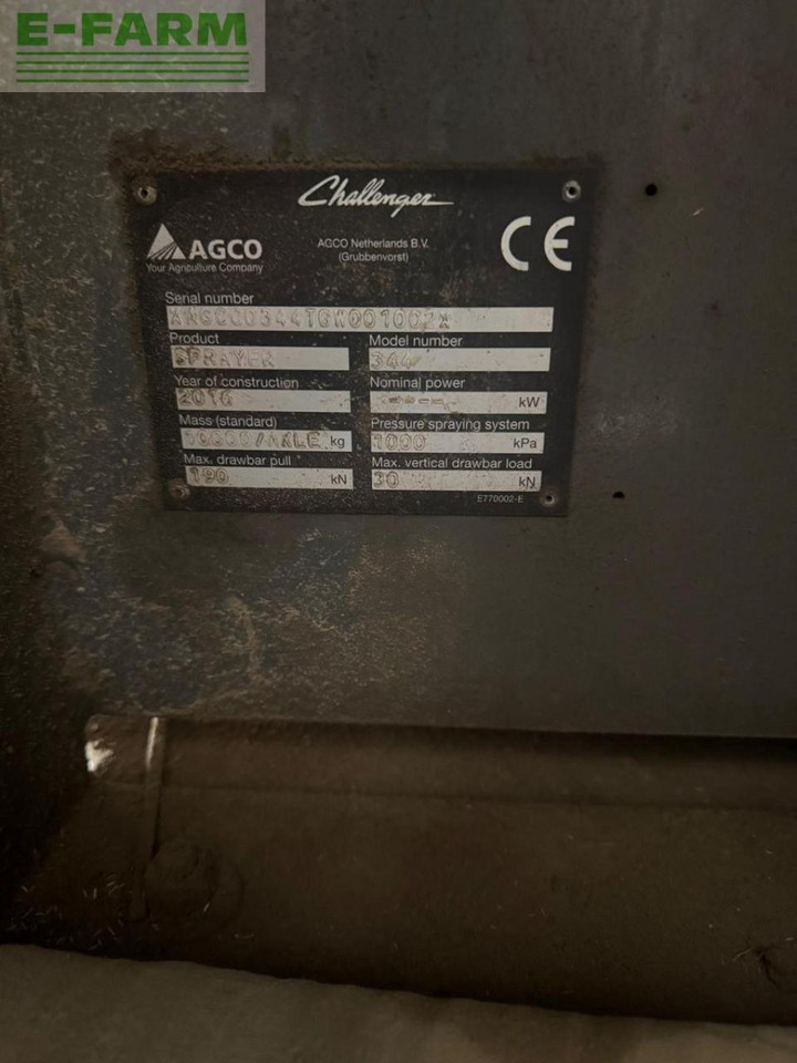 Challenger rogator 344 - Trailersprøjte: billede 3 Challenger rogator 344 - Trailersprøjte: billede 3