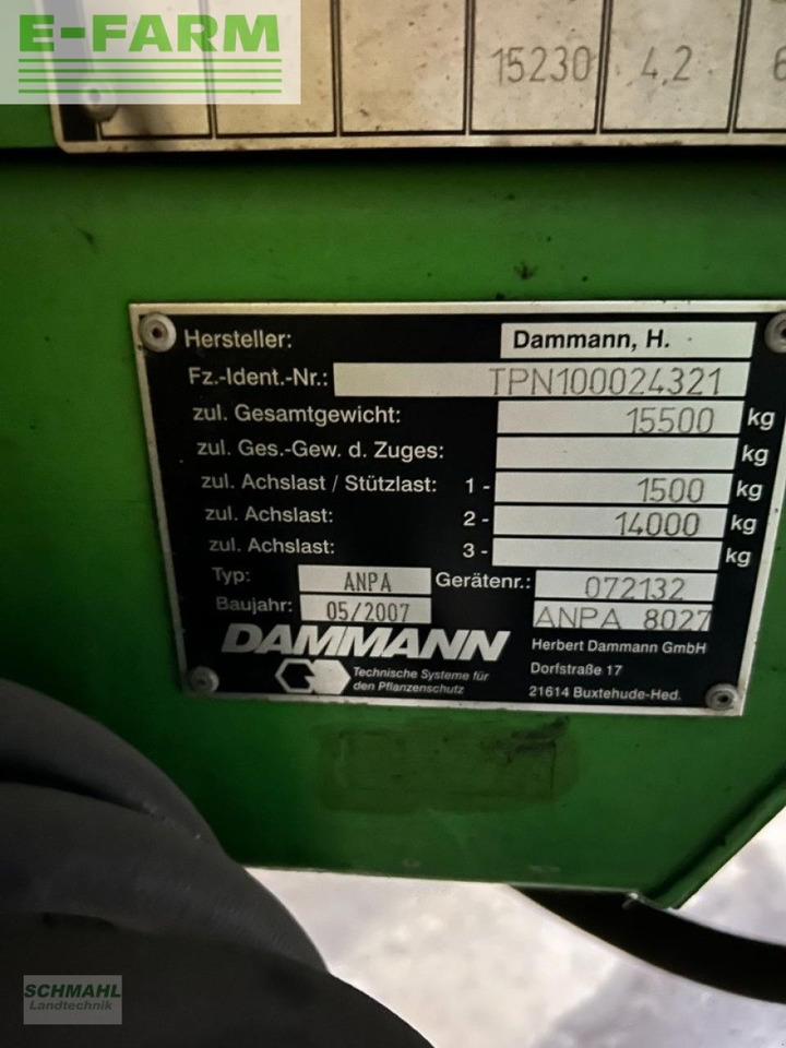 Dammann anpa 8027 - Trailersprøjte: billede 5 Dammann anpa 8027 - Trailersprøjte: billede 5