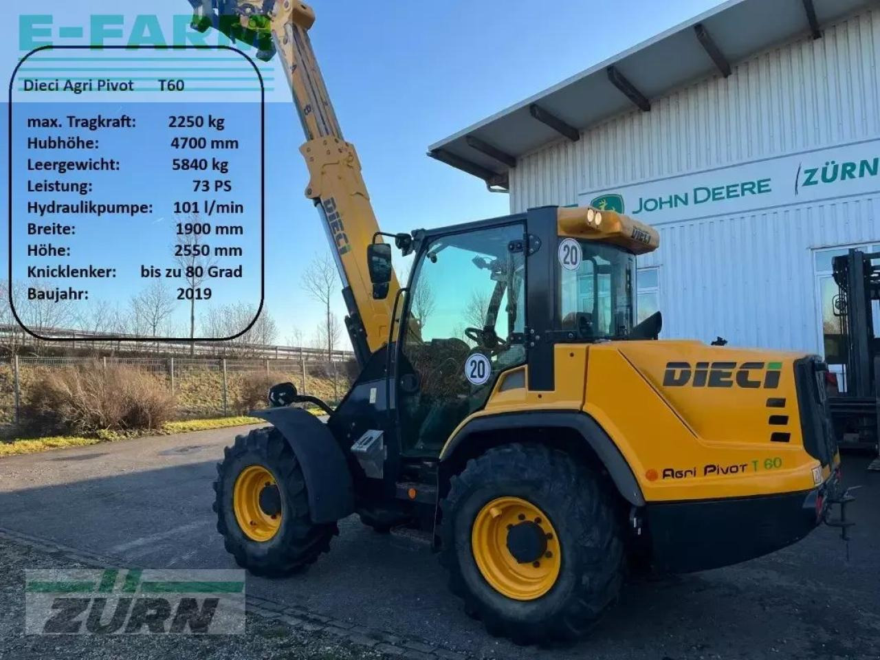 Dieci agri pivot t60 mit neuem motor - Minigravemaskine: billede 1 Dieci agri pivot t60 mit neuem motor - Minigravemaskine: billede 1