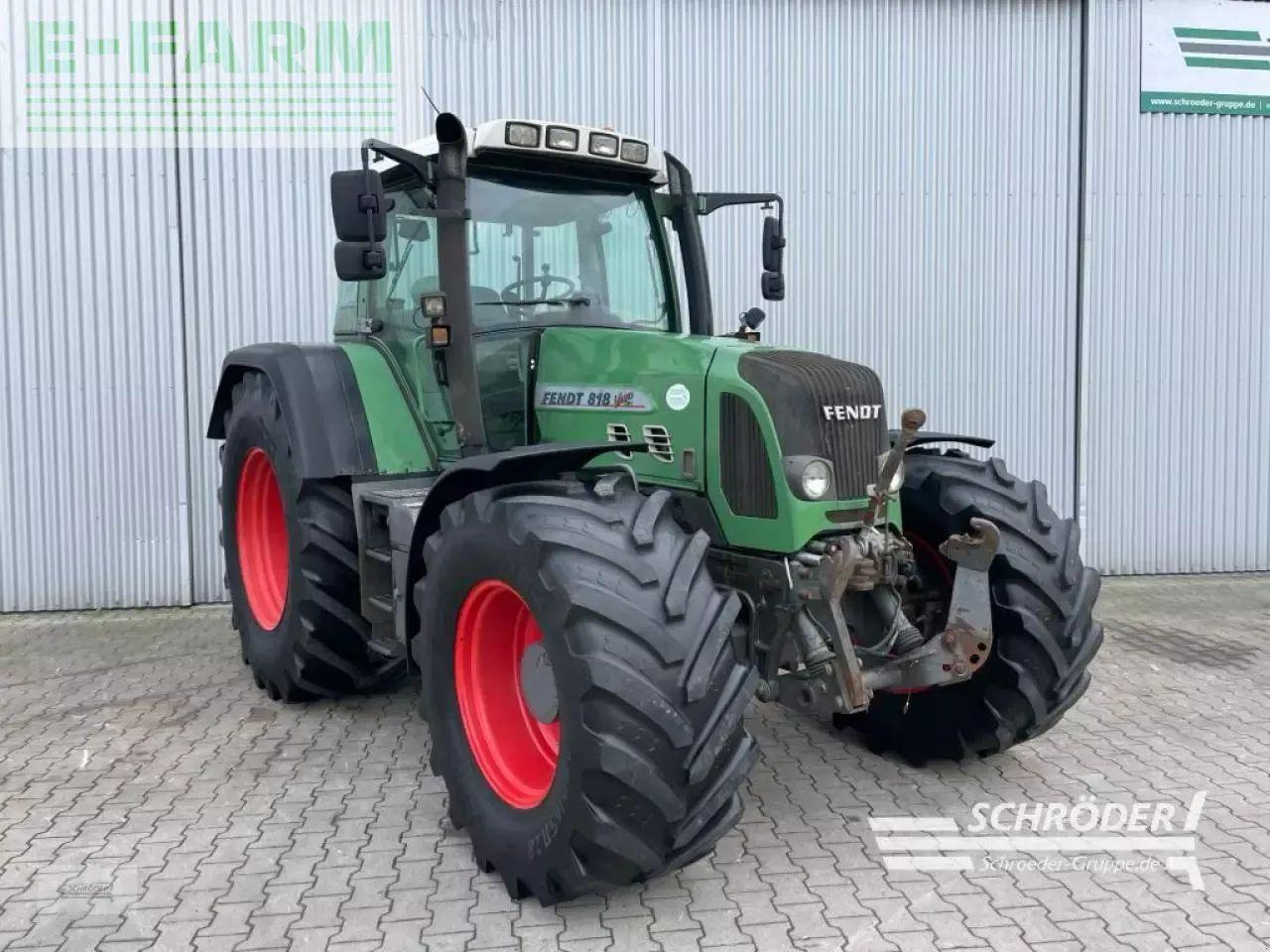 Fendt 818 vario tms - Traktor: billede 1 Fendt 818 vario tms - Traktor: billede 1
