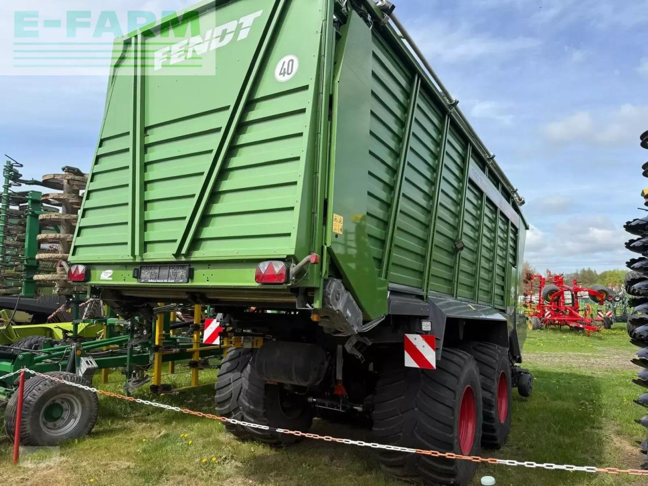 Fendt tigo 75 xr mit 800/45 r26,5 bereifung, laderaumabdeckung und 3 dosierwalzen - Snittevogn: billede 4 Fendt tigo 75 xr mit 800/45 r26,5 bereifung, laderaumabdeckung und 3 dosierwalzen - Snittevogn: billede 4