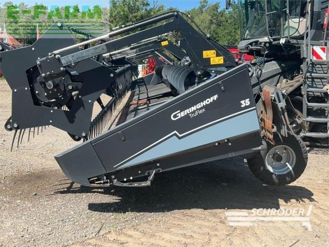 Geringhoff 10,65m bandschneidwerk truflex 35 +wagen - Tilbehør til grønthøster: billede 2 Geringhoff 10,65m bandschneidwerk truflex 35 +wagen - Tilbehør til grønthøster: billede 2