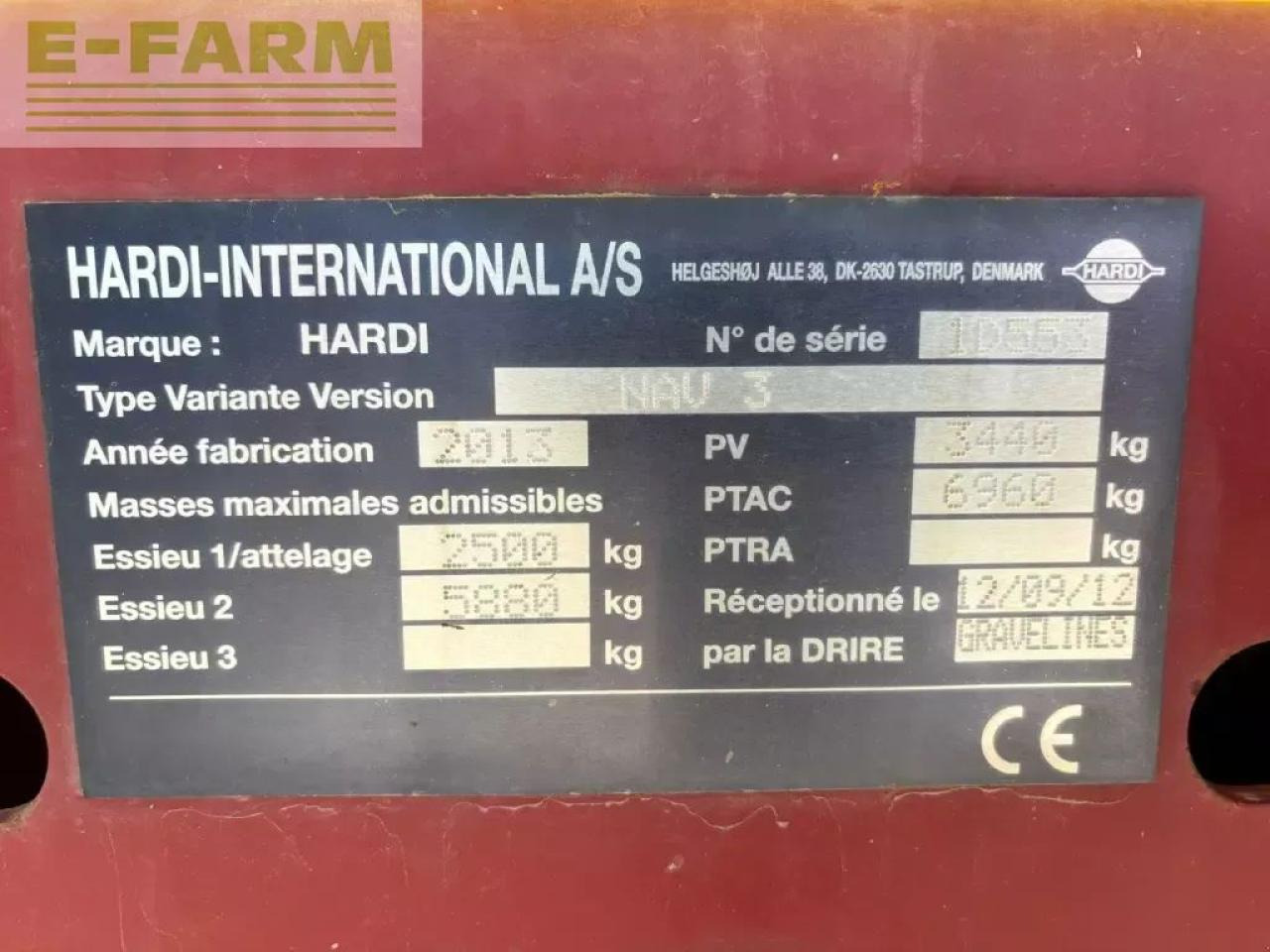 Hardi navigator 3000 - Trailersprøjte: billede 5 Hardi navigator 3000 - Trailersprøjte: billede 5