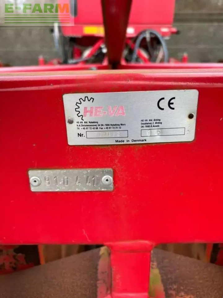 Kombi-såmaskine He-Va terra-seeder med frøudstyr 4m. med frontpakker: billede 13