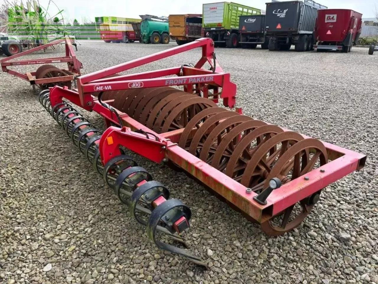 Kombi-såmaskine He-Va terra-seeder med frøudstyr 4m. med frontpakker: billede 9
