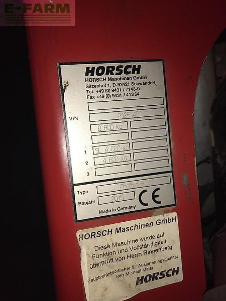 Horsch pronto 6 kr - Såmaskine: billede 2 Horsch pronto 6 kr - Såmaskine: billede 2