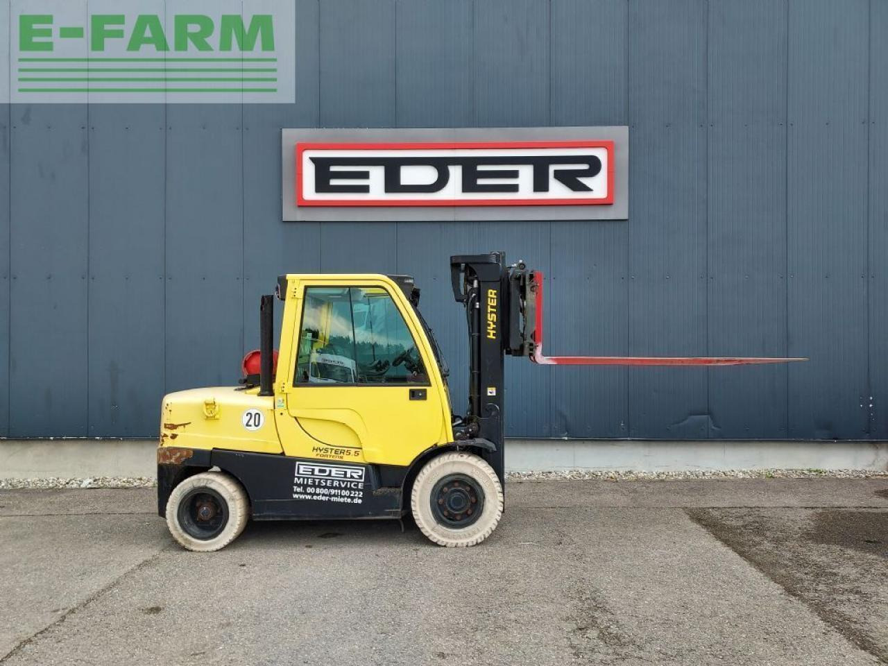 Gaffeltruck Hyster h 5.5ft: billede 8