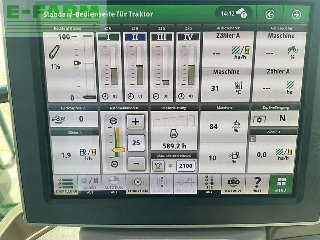 Traktor John Deere 6110r: billede 11