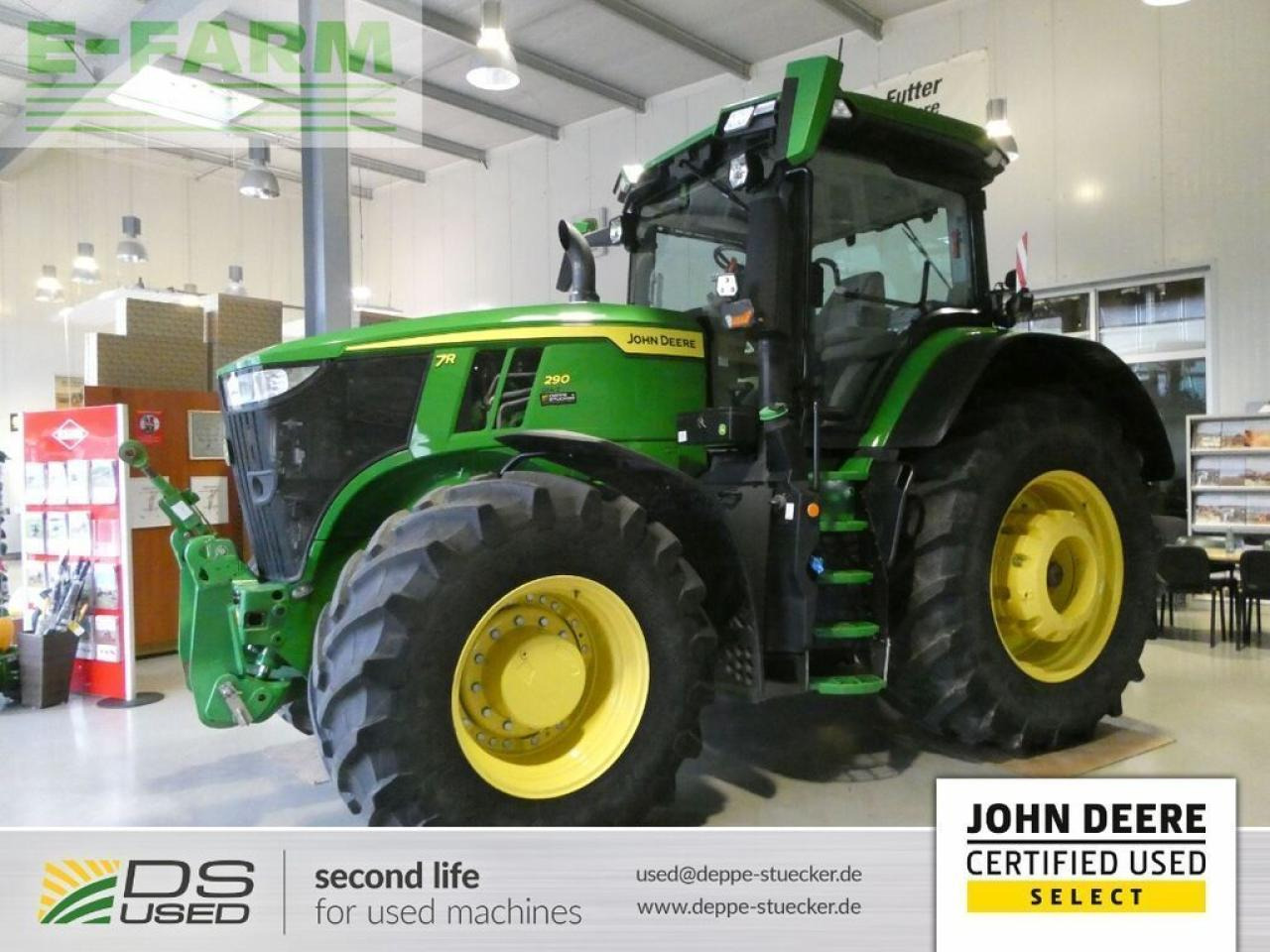 John Deere 7r 290 - Traktor: billede 1 John Deere 7r 290 - Traktor: billede 1