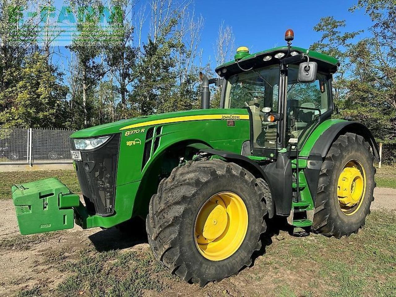 John Deere 8370r - Traktor: billede 1 John Deere 8370r - Traktor: billede 1