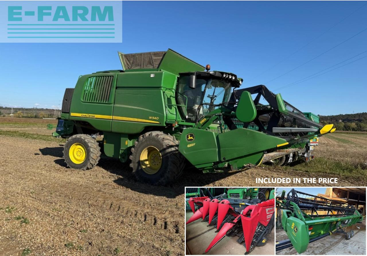 John Deere W540 - Mejetærsker: billede 1 John Deere W540 - Mejetærsker: billede 1