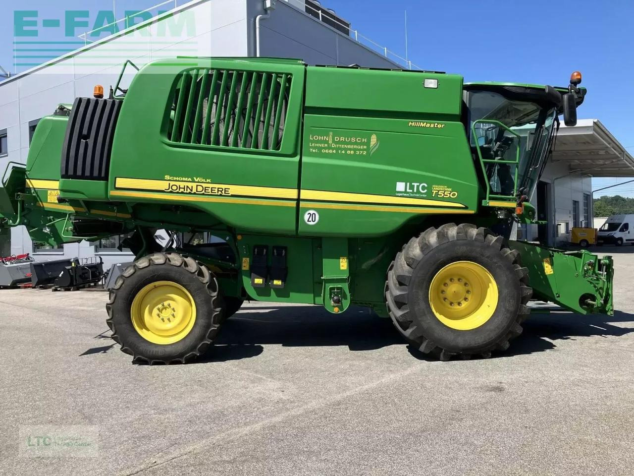 John Deere t550 hm - Mejetærsker: billede 4 John Deere t550 hm - Mejetærsker: billede 4