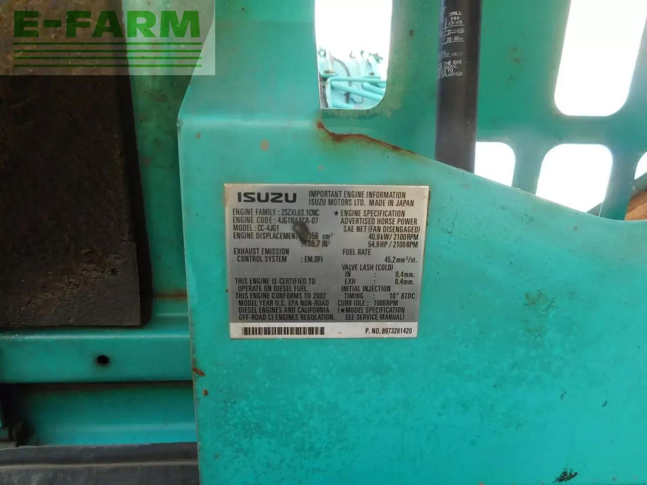 Minigravemaskine Kobelco sk 70 sr-1e ( 7.400kg ): billede 17