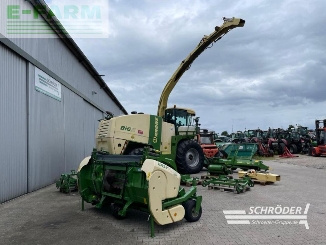 Krone big x 700 + easycollect 903 + easyflow - Grønthøster: billede 3 Krone big x 700 + easycollect 903 + easyflow - Grønthøster: billede 3