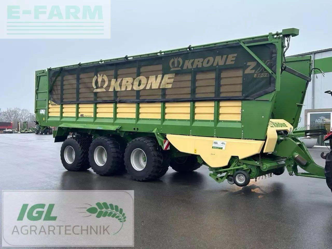 Krone zx 560 gl - Snittevogn: billede 2 Krone zx 560 gl - Snittevogn: billede 2