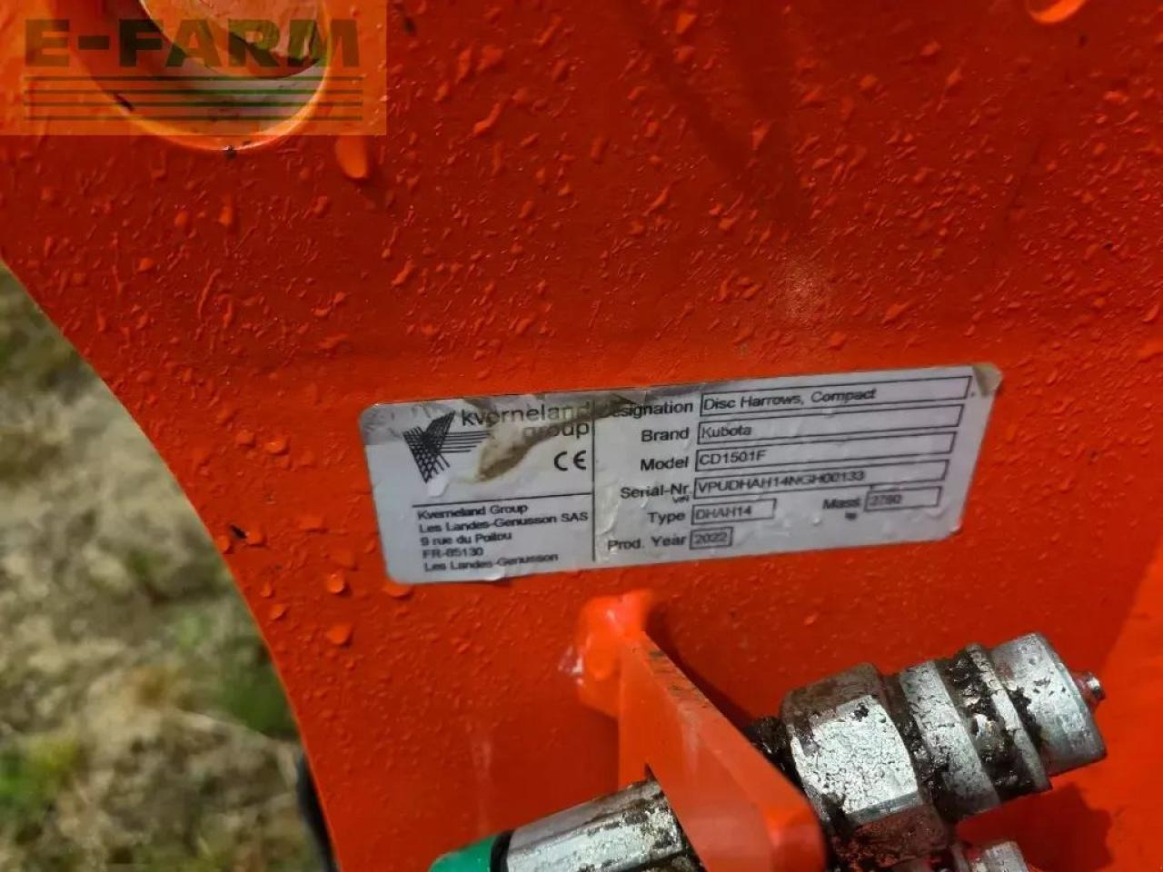 Kubota cd1501f - Kultivator: billede 4 Kubota cd1501f - Kultivator: billede 4