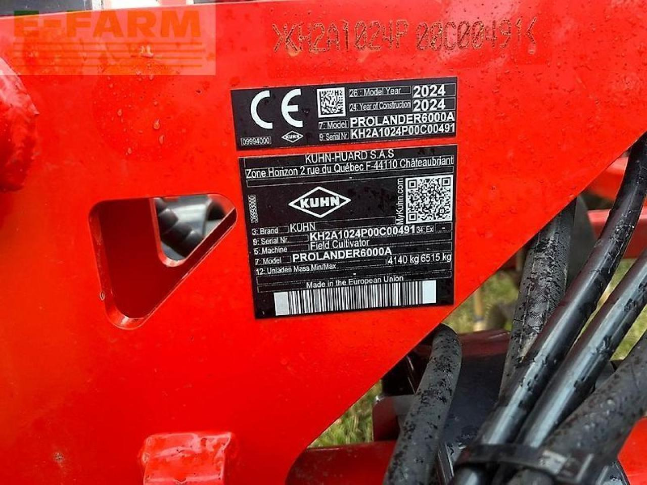 Kultivator Kuhn prolander 6000 grubber saatbettbereitung federzinken: billede 8