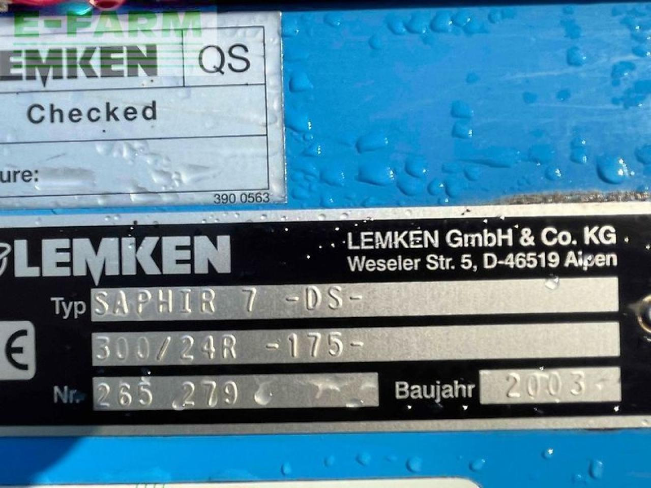 Såmaskine Lemken zirkon 9/300 u. saphir 7 ds 30: billede 10