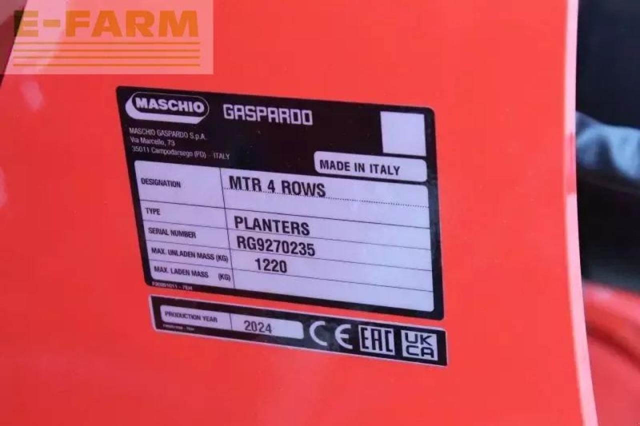 Maschio mtr 4 - Præcisionssåmaskine: billede 2 Maschio mtr 4 - Præcisionssåmaskine: billede 2