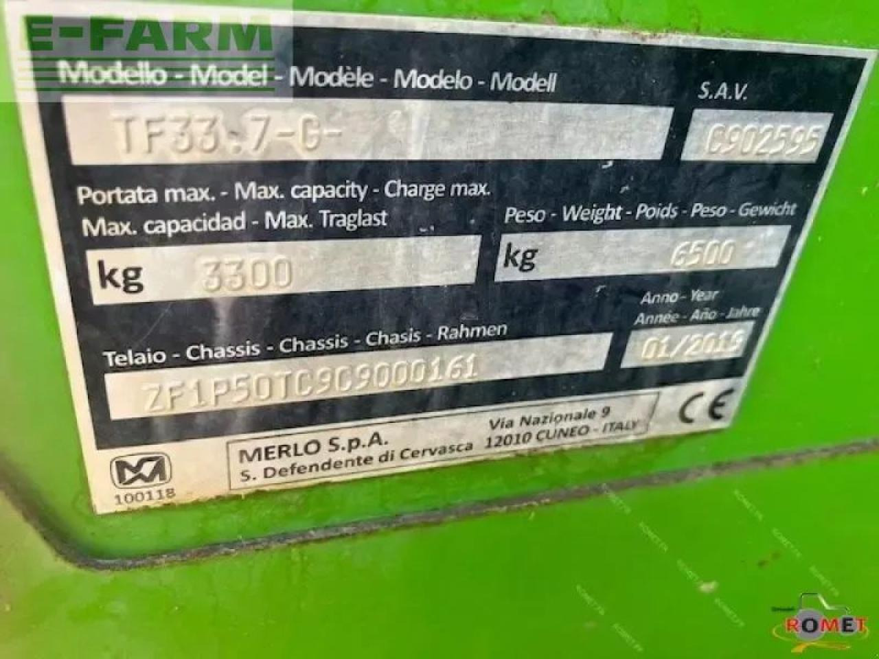 Merlo tf33-7 g - Teleskop truck: billede 5 Merlo tf33-7 g - Teleskop truck: billede 5