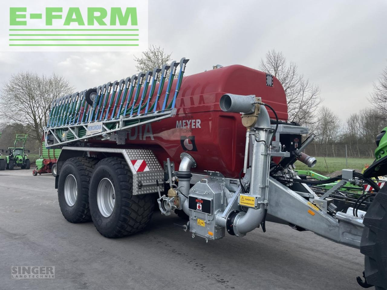 Meyer-Lohne mls 16000 mit bomech farmer 15 - Gyllevogn: billede 1 Meyer-Lohne mls 16000 mit bomech farmer 15 - Gyllevogn: billede 1