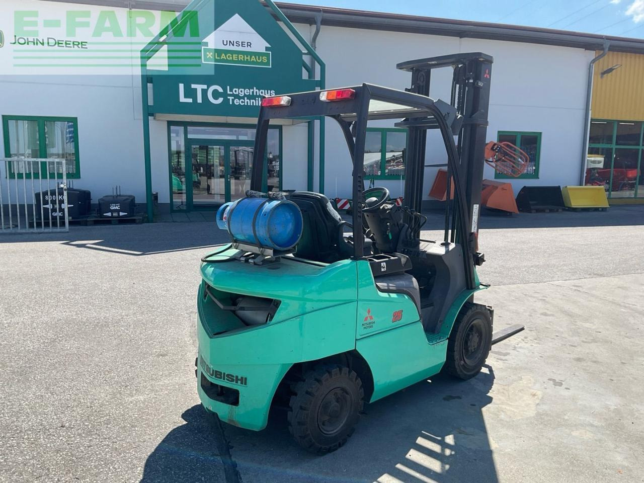 Gaffeltruck Mitsubishi FG25N Gasstapler: billede 8